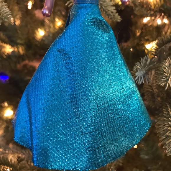 De Carlini Neiman Marcus Blue Dress Girl Ornament - Picture 4 of 4